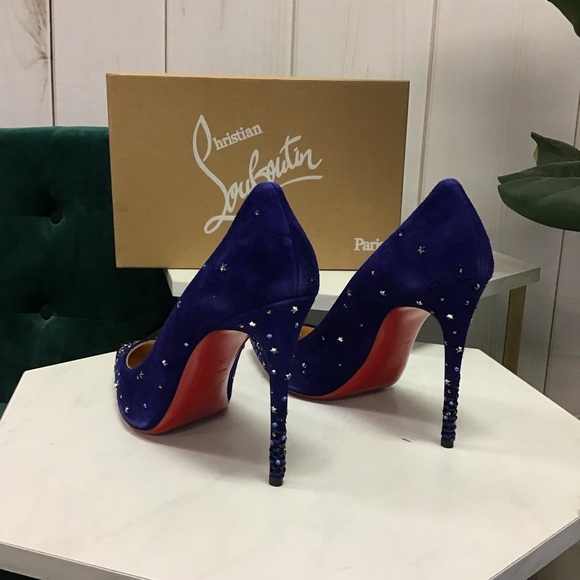 Christian Louboutin Veau Velours Gravitanita 100 Pumps - Picture 4 of 4